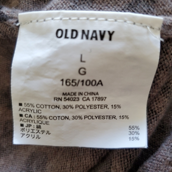 Old Navy sweater cheetah V-Neck Large Long Sleeve Lightweight Loose - Picture 5 of 5